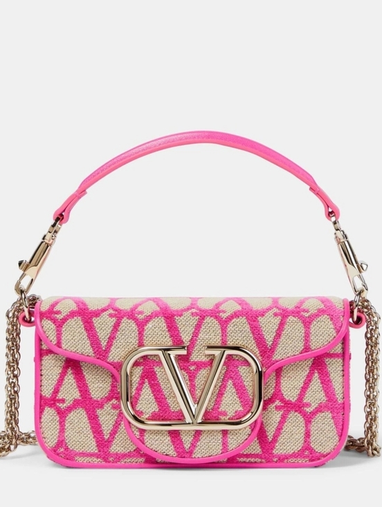 Handbags - 🌸PINK V Logo Shoulder Bag